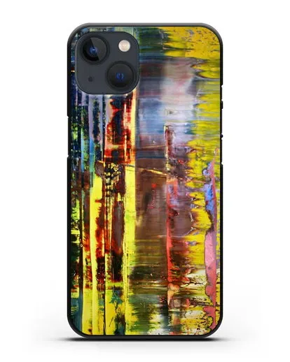 Чехол Абстрактная картина 780-1 (Рихтер Герхард) силиконовый для iPhone 13