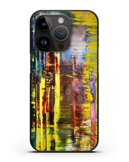 Чехол Абстрактная картина 780-1 (Рихтер Герхард) силиконовый для iPhone 14 Pro