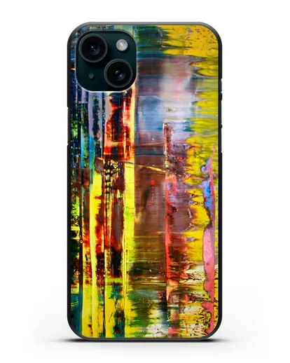 Чехол Абстрактная картина 780-1 (Рихтер Герхард) силиконовый для iPhone 15 Plus