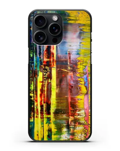 Чехол Абстрактная картина 780-1 (Рихтер Герхард) силиконовый для iPhone 15 Pro Max