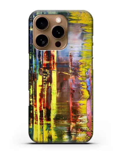 Чехол Абстрактная картина 780-1 (Рихтер Герхард) силиконовый для iPhone 16 Pro