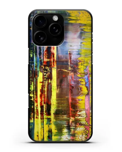 Чехол Абстрактная картина 780-1 (Рихтер Герхард) силиконовый для iPhone 16 Pro Max