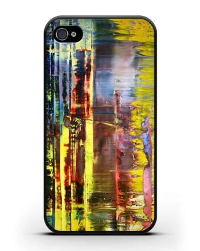 Чехол Абстрактная картина 780-1 (Рихтер Герхард) силиконовый для iPhone 4/4s