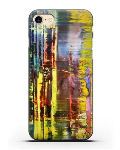 Чехол Абстрактная картина 780-1 (Рихтер Герхард) силиконовый для iPhone 8