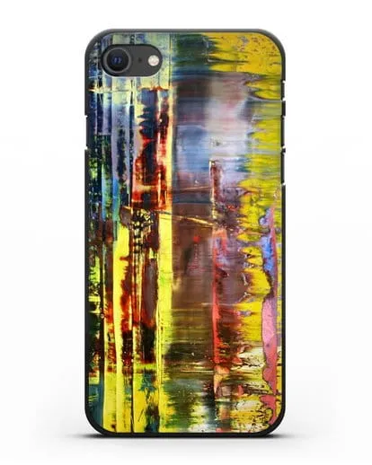 Чехол Абстрактная картина 780-1 (Рихтер Герхард) силиконовый для iPhone SE 2020