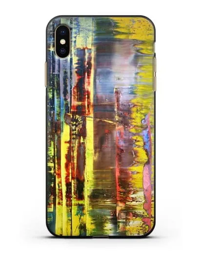 Чехол Абстрактная картина 780-1 (Рихтер Герхард) силиконовый для iPhone XS Max