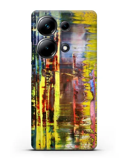 Чехол Абстрактная картина 780-1 (Рихтер Герхард) силиконовый для Xiaomi Poco M6 Pro
