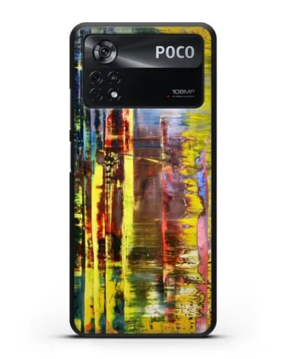 Чехол Абстрактная картина 780-1 (Рихтер Герхард) силиконовый для Xiaomi Poco X4 Pro