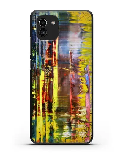Чехол Абстрактная картина 780-1 (Рихтер Герхард) силиконовый для Samsung Galaxy A03 [SM-A035]