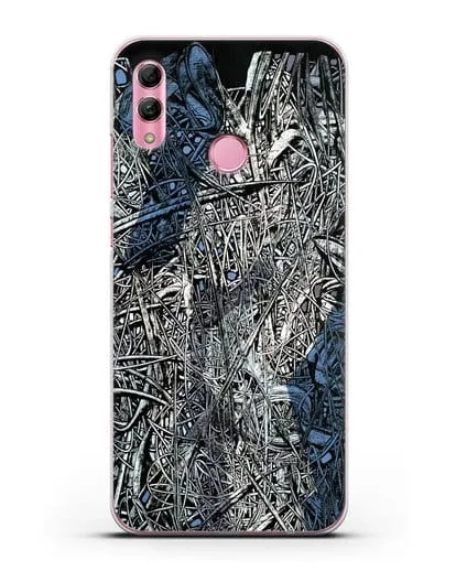Чехол Абстрактная композиция (Марчук Иван) силиконовый для Honor 10 Lite