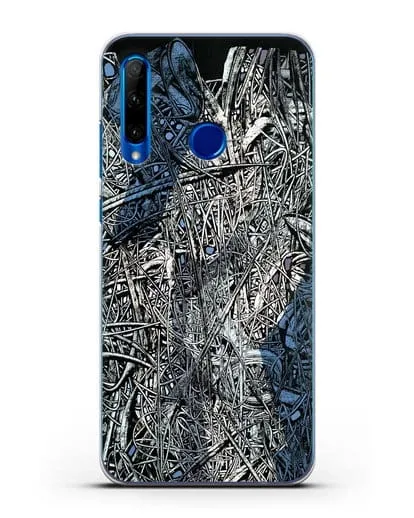 Чехол Абстрактная композиция (Марчук Иван) силиконовый для Honor 10i