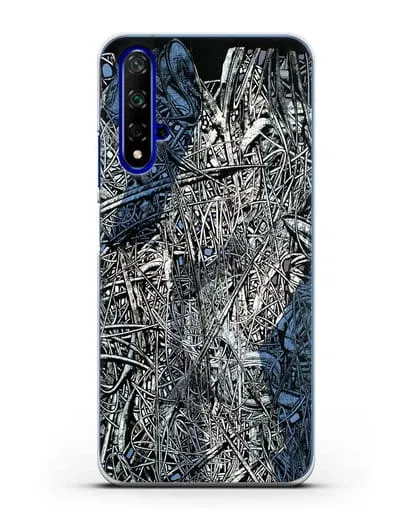 Чехол Абстрактная композиция (Марчук Иван) силиконовый для Honor 20