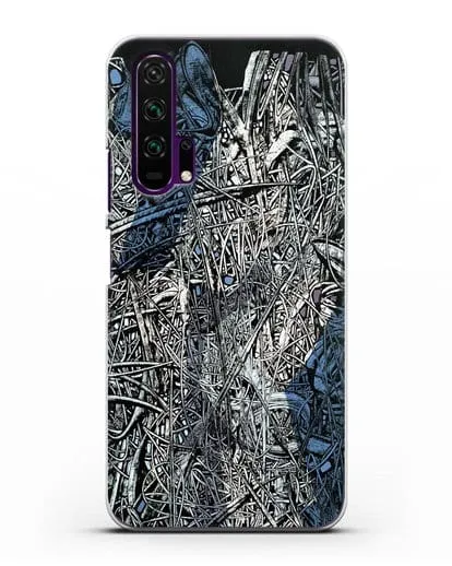 Чехол Абстрактная композиция (Марчук Иван) силиконовый для Honor 20 Pro