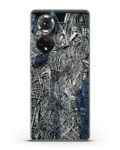 Чехол Абстрактная композиция (Марчук Иван) силиконовый для Honor 50 Pro