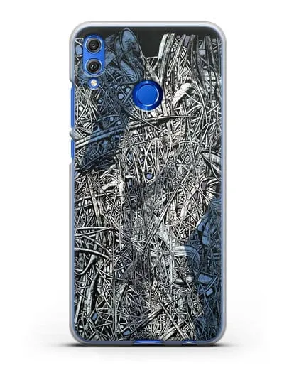 Чехол Абстрактная композиция (Марчук Иван) силиконовый для Honor 8X