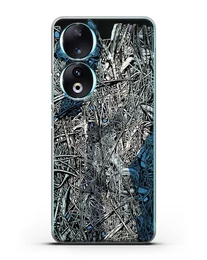 Чехол Абстрактная композиция (Марчук Иван) силиконовый для Honor 90