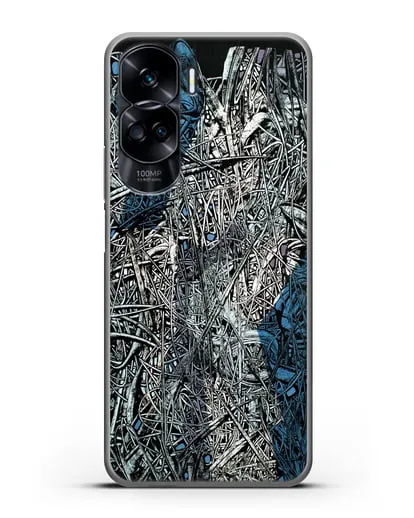 Чехол Абстрактная композиция (Марчук Иван) силиконовый для Honor 90 Lite