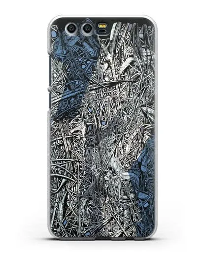 Чехол Абстрактная композиция (Марчук Иван) силиконовый для Honor 9