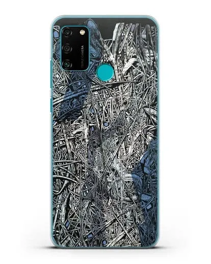 Чехол Абстрактная композиция (Марчук Иван) силиконовый для Honor 9A