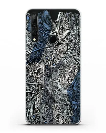 Чехол Абстрактная композиция (Марчук Иван) силиконовый для Honor 9X
