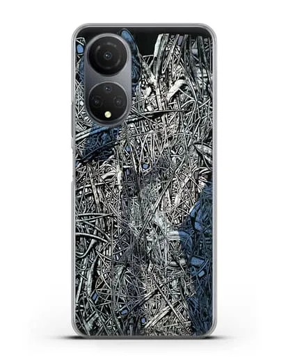 Чехол Абстрактная композиция (Марчук Иван) силиконовый для Honor X7