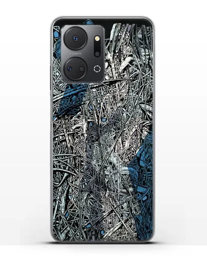 Чехол Абстрактная композиция (Марчук Иван) силиконовый для Honor X7a