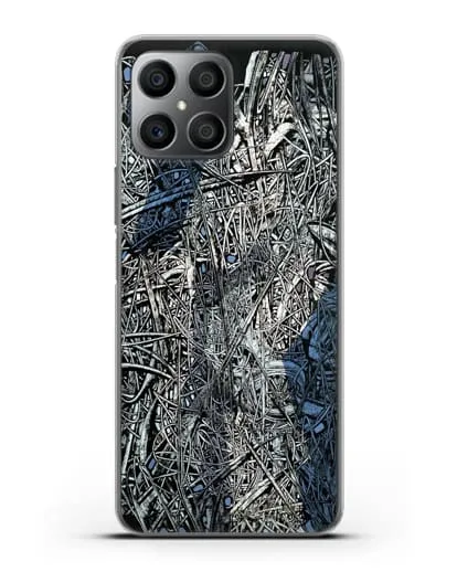 Чехол Абстрактная композиция (Марчук Иван) силиконовый для Honor X8