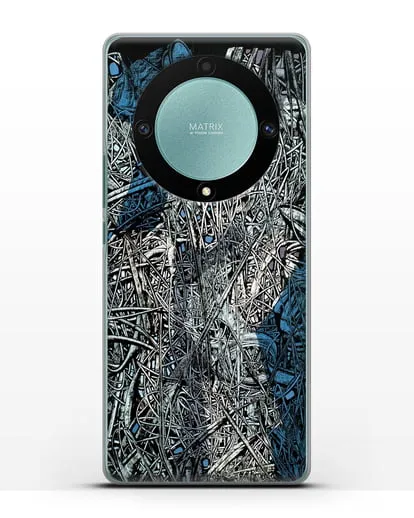 Чехол Абстрактная композиция (Марчук Иван) силиконовый для Honor X9a