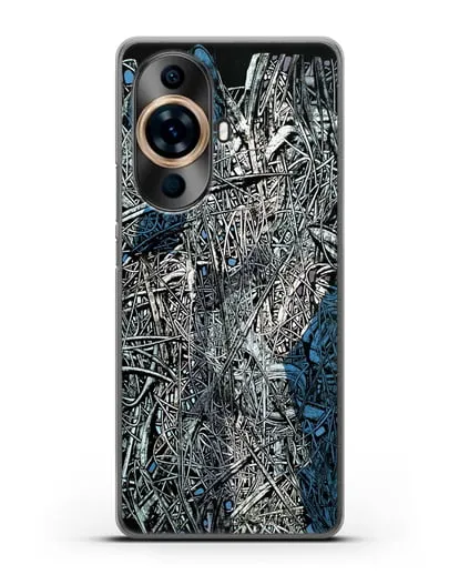Чехол Абстрактная композиция (Марчук Иван) силиконовый для Huawei Nova 11 Pro