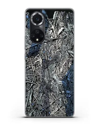 Чехол Абстрактная композиция (Марчук Иван) силиконовый для Huawei Nova 9