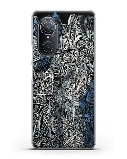 Чехол Абстрактная композиция (Марчук Иван) силиконовый для Huawei Nova 9 SE