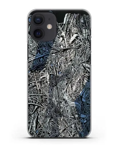 Чехол Абстрактная композиция (Марчук Иван) силиконовый для iPhone 12 mini