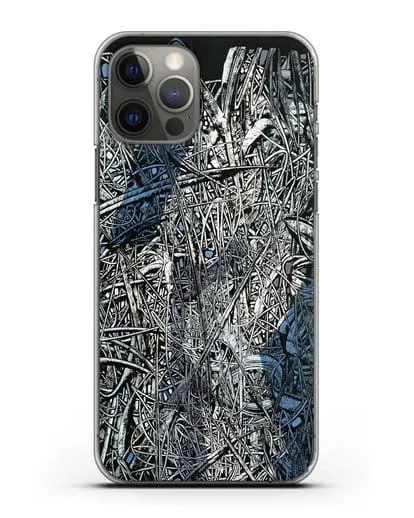 Чехол Абстрактная композиция (Марчук Иван) силиконовый для iPhone 12 Pro