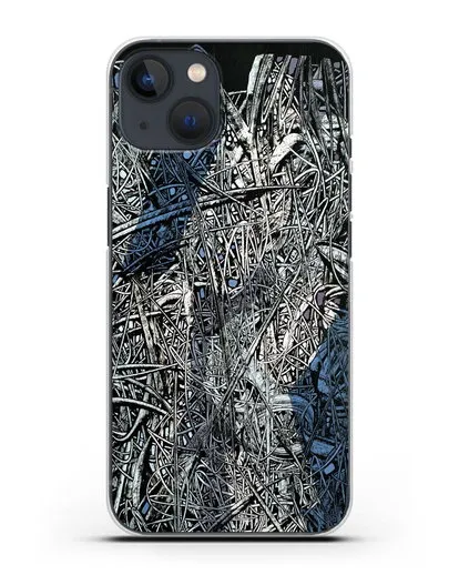 Чехол Абстрактная композиция (Марчук Иван) силиконовый для iPhone 13 Mini