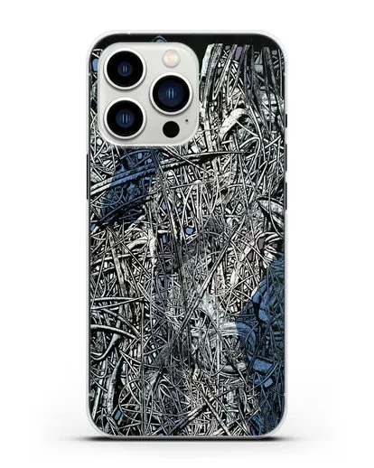 Чехол Абстрактная композиция (Марчук Иван) силиконовый для iPhone 13 Pro