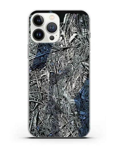 Чехол Абстрактная композиция (Марчук Иван) силиконовый для iPhone 13 Pro Max