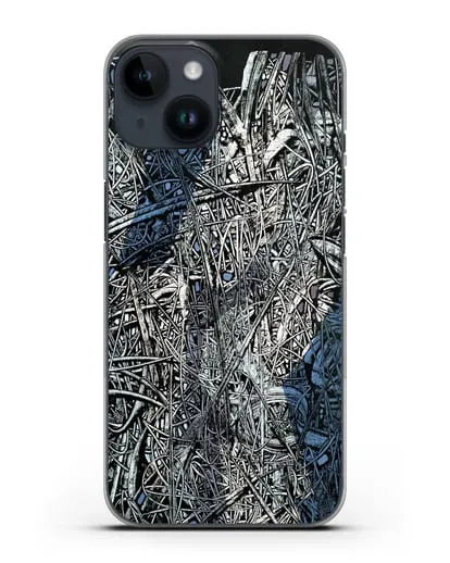 Чехол Абстрактная композиция (Марчук Иван) силиконовый для iPhone 14