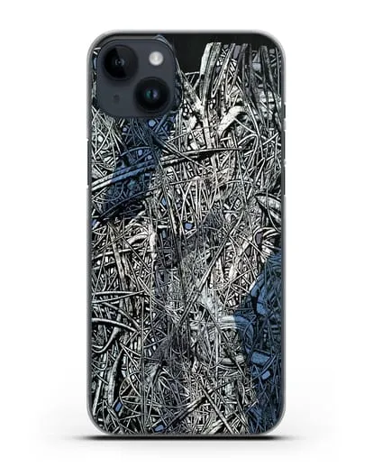 Чехол Абстрактная композиция (Марчук Иван) силиконовый для iPhone 14 Plus