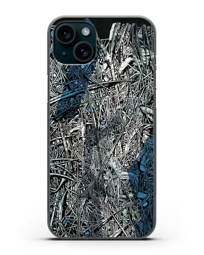 Чехол Абстрактная композиция (Марчук Иван) силиконовый для iPhone 15 Plus
