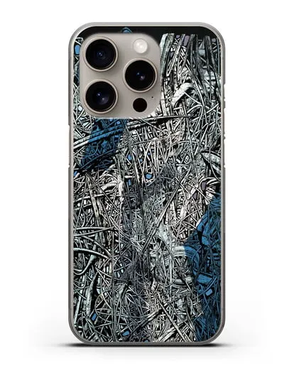 Чехол Абстрактная композиция (Марчук Иван) силиконовый для iPhone 15 Pro