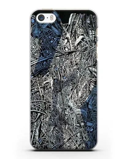 Чехол Абстрактная композиция (Марчук Иван) силиконовый для iPhone 5/5s/SE