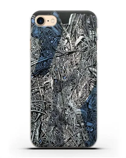 Чехол Абстрактная композиция (Марчук Иван) силиконовый для iPhone 8