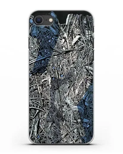 Чехол Абстрактная композиция (Марчук Иван) силиконовый для iPhone SE 2020