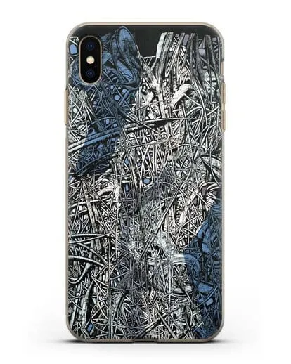 Чехол Абстрактная композиция (Марчук Иван) силиконовый для iPhone XS Max