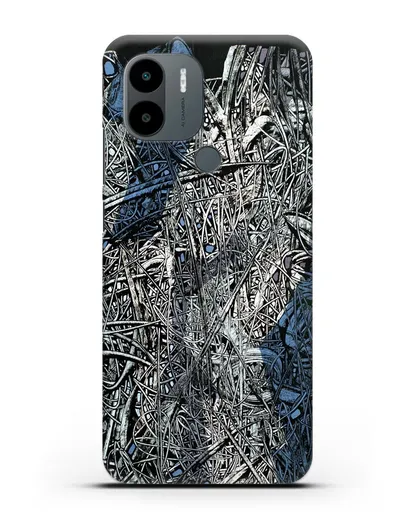 Чехол Абстрактная композиция (Марчук Иван) силиконовый для Xiaomi Poco C51