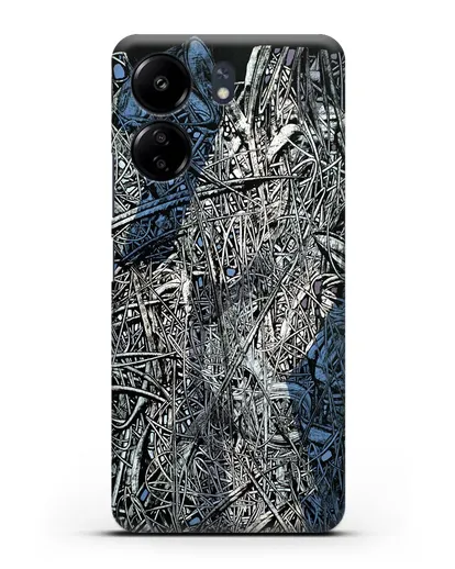 Чехол Абстрактная композиция (Марчук Иван) силиконовый для Xiaomi Poco C65