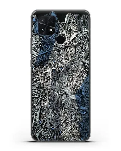 Чехол Абстрактная композиция (Марчук Иван) силиконовый для Xiaomi Poco C40