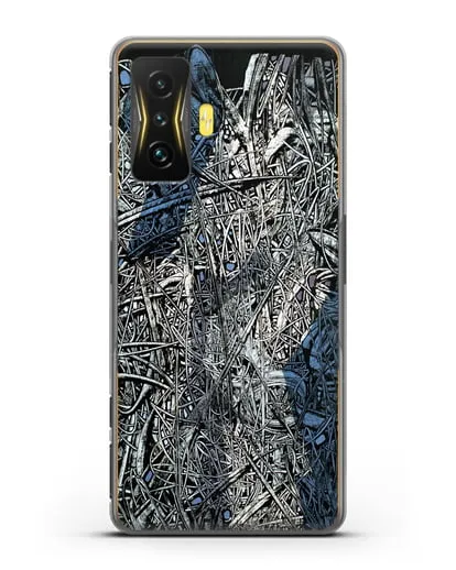 Чехол Абстрактная композиция (Марчук Иван) силиконовый для Xiaomi Poco F4 GT