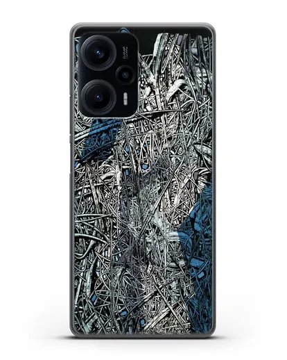 Чехол Абстрактная композиция (Марчук Иван) силиконовый для Xiaomi Poco F5