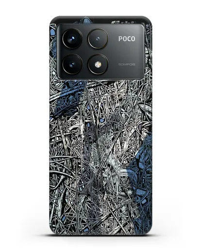 Чехол Абстрактная композиция (Марчук Иван) силиконовый для Xiaomi Poco F6 Pro